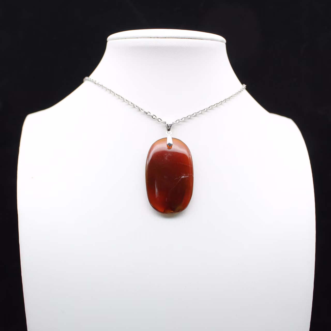Pendentif en cornaline