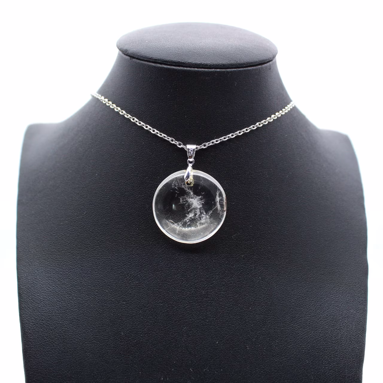 Pendentif en cristal de roche
