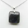 Pendentif carré en pierre de labradorite - 2