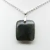Pendentif carré en labradorite - 2