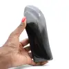 Bloc poli en obsidienne dorée - 1