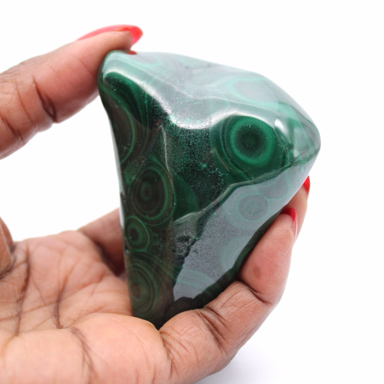Forme libre en malachite