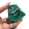 Bloc de malachite naturel - 0