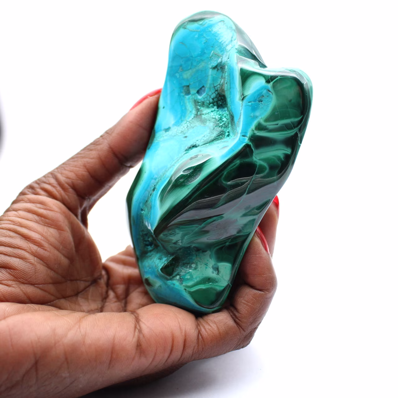 Décoration en Chrysocolle polie