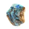 Pierre d’Azurite Malachite en tranche pour collection et création - 0