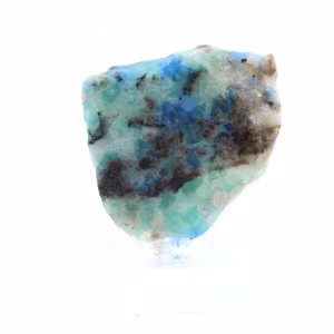 Tranche en pierre d’Azurite Malachite authentique pour décoration