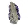 Tranche en pierre de Fluorite Pyrite polie - 1