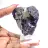 Tranche Fluorite Pyrite naturelle idéale pour collection
