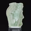 Pierre d’Aragonite verte naturelle en tranche