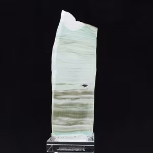 Pierre d’Aragonite verte idéale pour collection