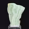 Tranche polie d’Aragonite verte minéral brut de qualité