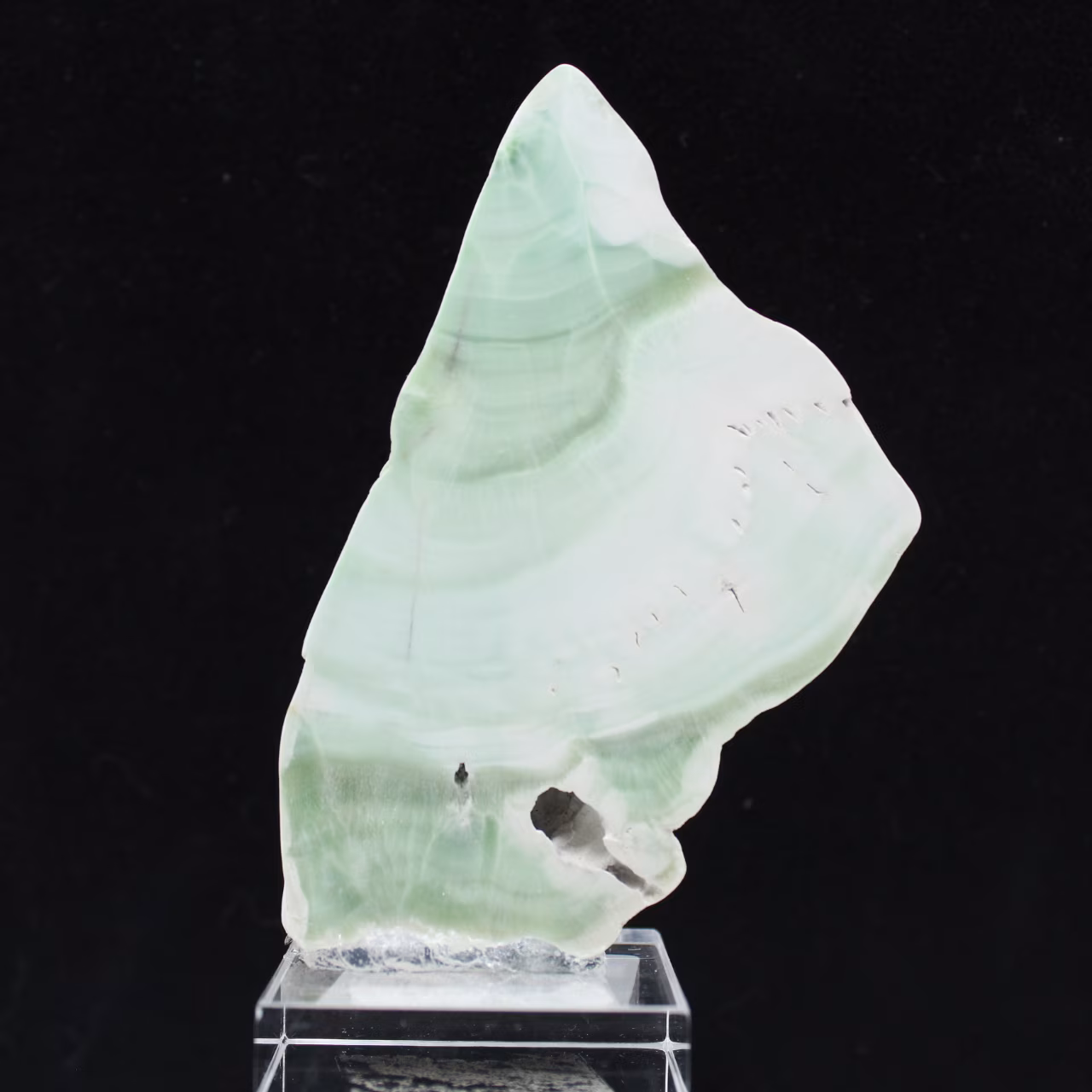 Tranche d’Aragonite verte naturelle pour décoration