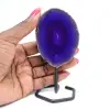 Agate teintée de violet - 4
