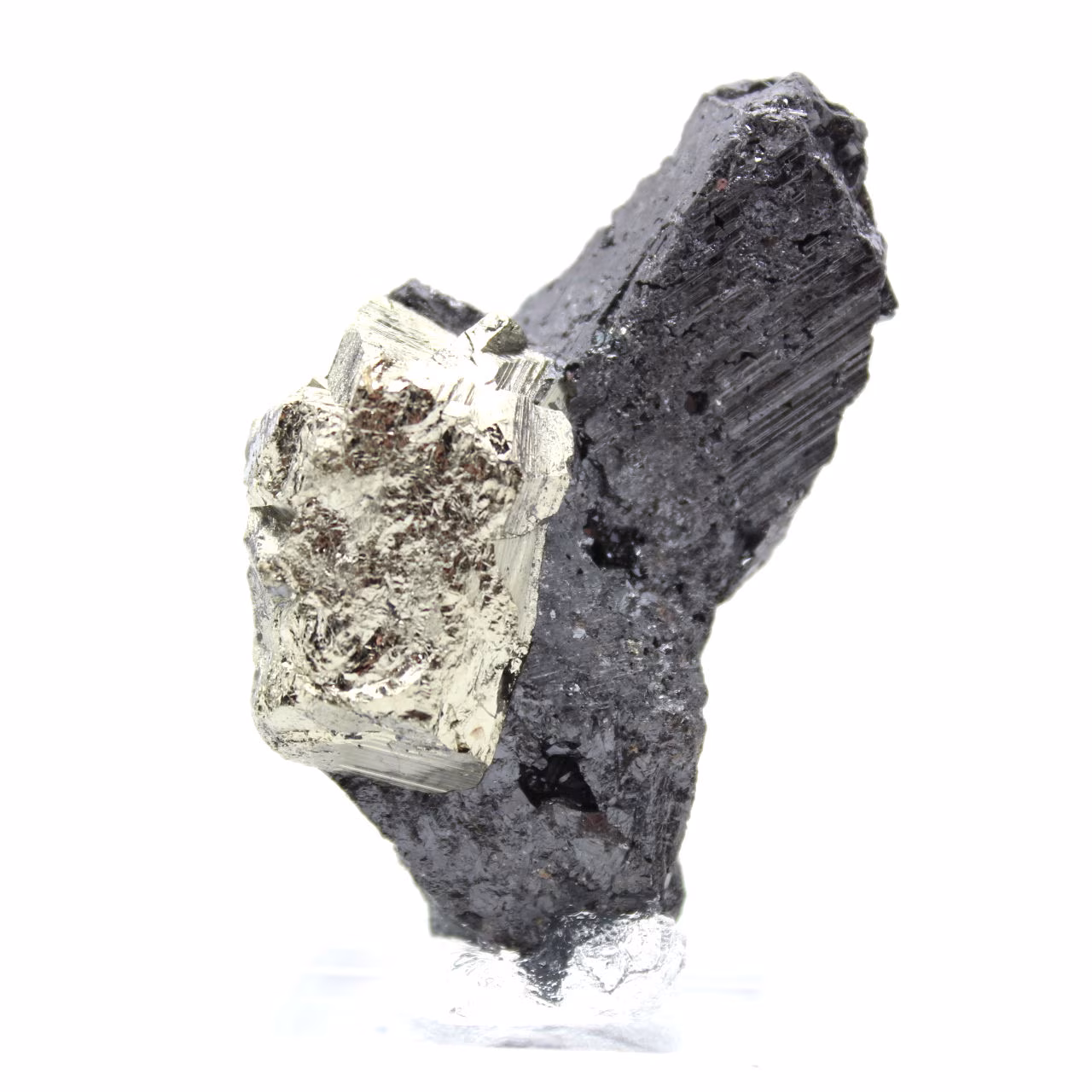 Spécimen Brut Pyrite et Sphalérite
