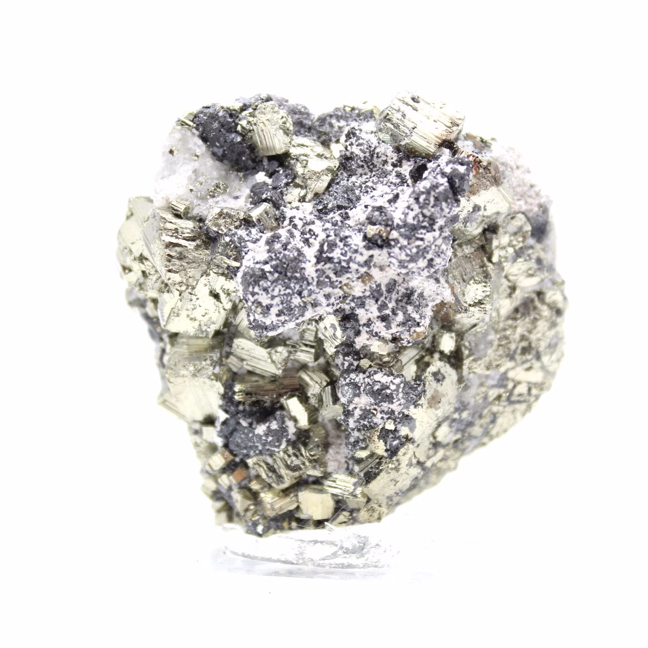 Minéral Brut Sphalérite et Pyrite