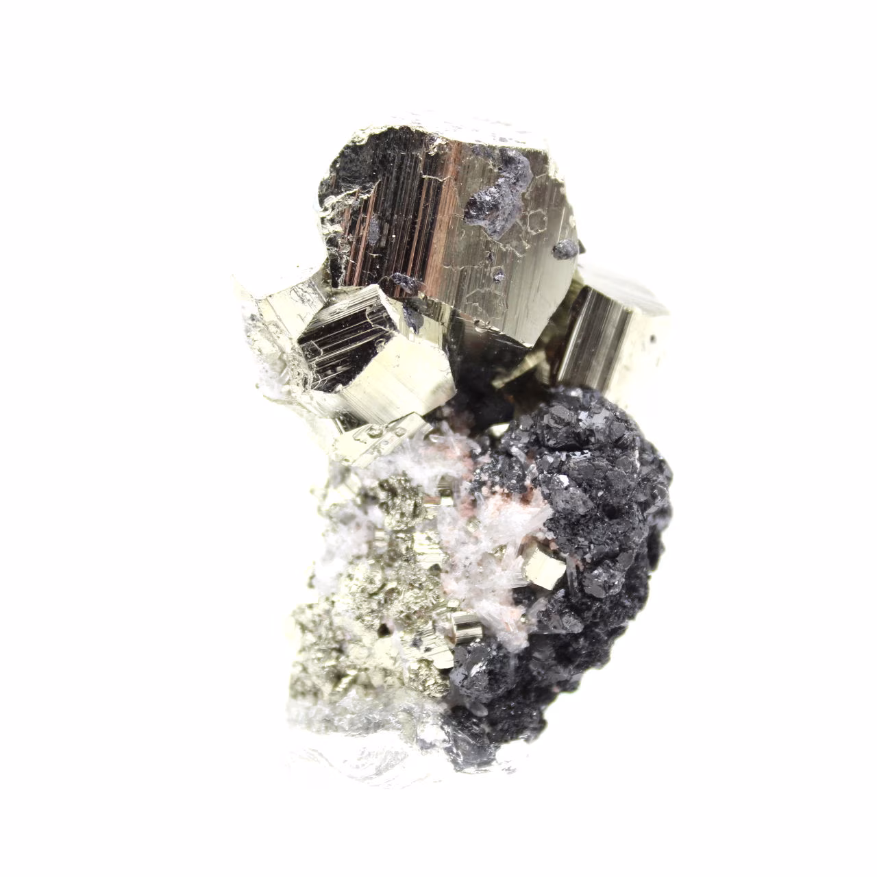 Spécimen Brut Pyrite et Sphalérite