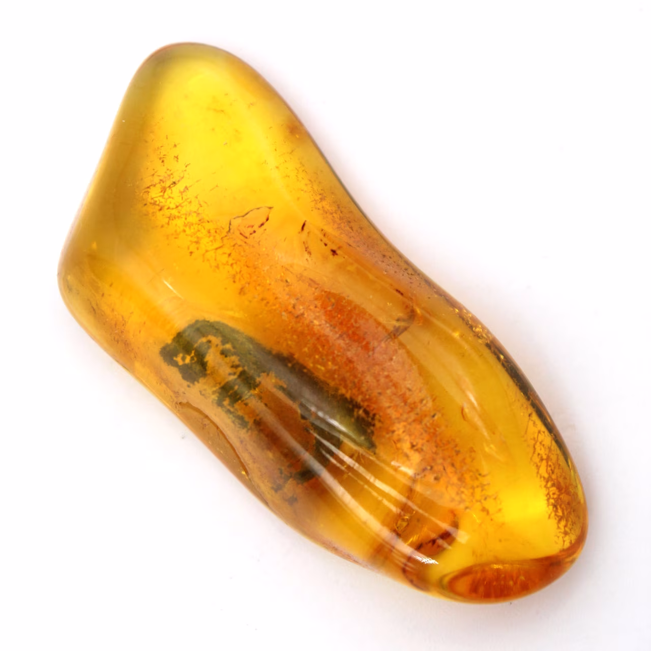 Ambre jaune fossile de la Baltique – Galet authentique