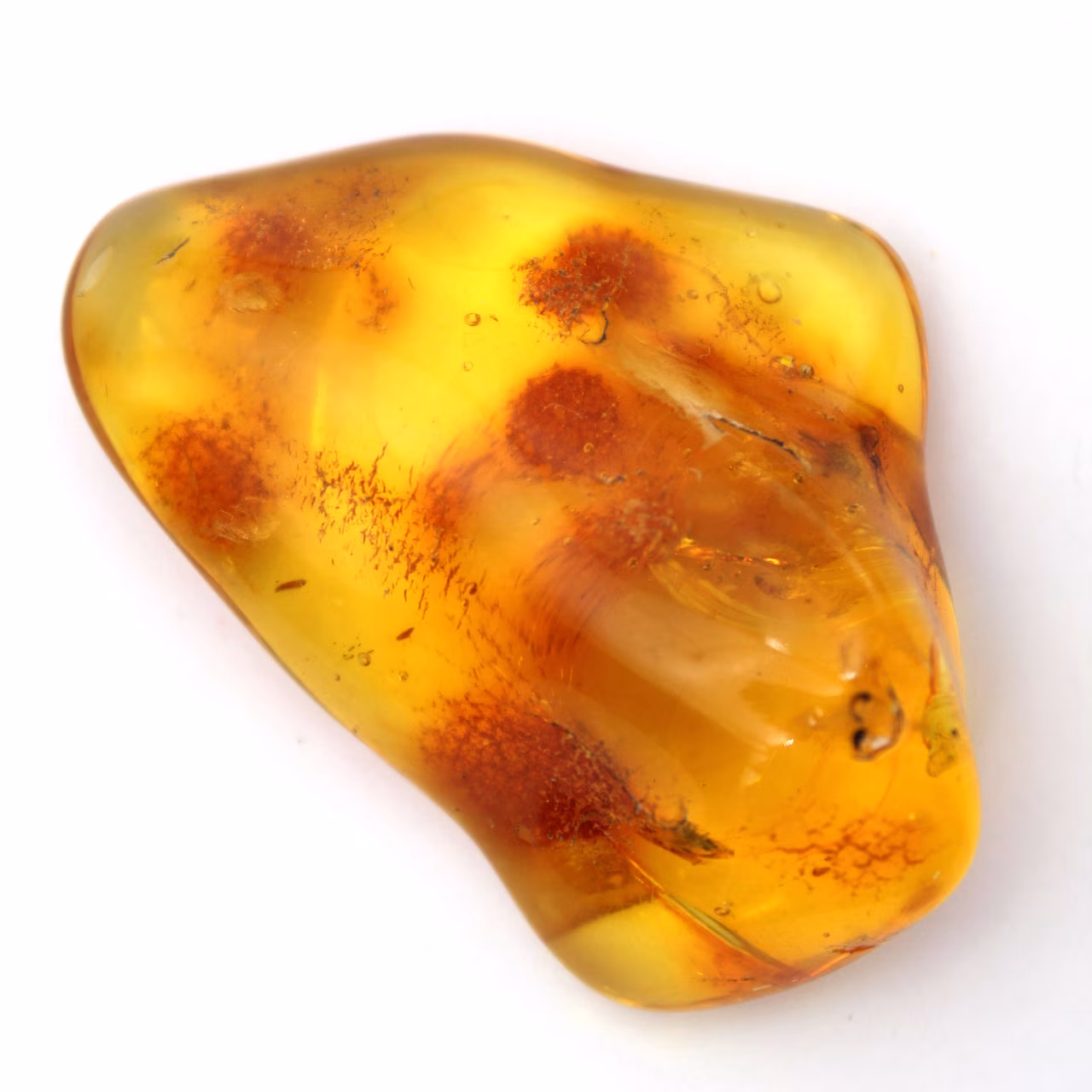 Galet Ambre jaune, objet minéral Lituanie – Spécimen décoratif