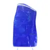 Bloc poli lapis-lazuli bleu Afghanistan - 0