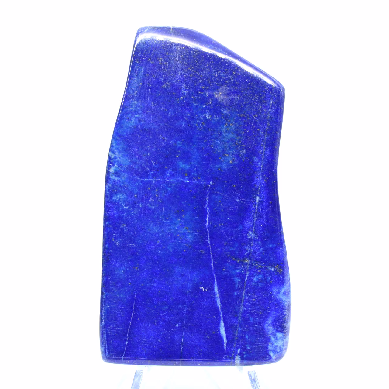 Bloc poli lapis-lazuli bleu Afghanistan