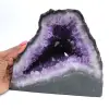 Géode d’améthyste du Brésil avec cristaux violets pour collectionneur  - 0