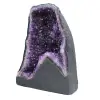 Pièce unique géode d’améthyste du Brésil de qualité avec base stable  - 3