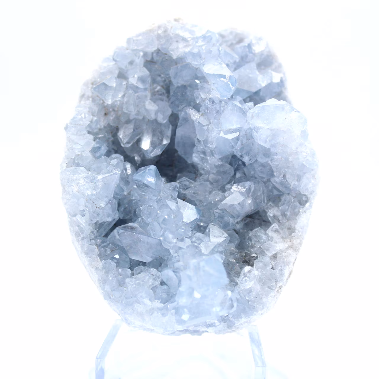 Formation cristalline célestite bleue Madagascar
