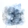 Spécimen de célestite bleue avec cristaux brillants - 0