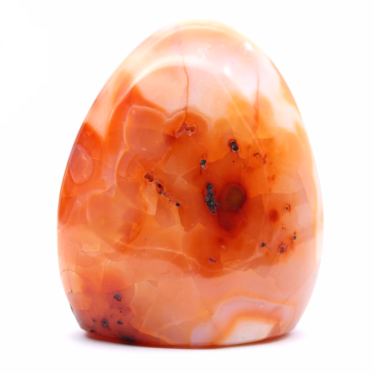 Cornaline Polie Ornement Décoratif - Pierre Naturelle de Madagascar (450g)