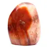 Petit Ornement Cornaline Polie Madagascar - Pierre Naturelle de Décoration et Collection - 0