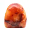 Petit Ornement Cornaline Polie Madagascar - Pierre de Collection Naturelle (490g) - 0