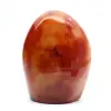 Cornaline Polie Petit Ornement - Pierre Naturelle de Collection (Madagascar) - 0