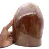 Ornement Jaspe rouge poli, spécimen minéral de collection, Madagascar - 1
