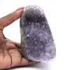 Géode Améthyste Brésilienne : Cristaux Violets Profonds - 0