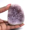 Petite Géode Améthyste Brésil : Authenticité Garantie - 0
