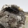 Mica et tourmaline sur quartz brut afghan - 7