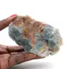 Fluorite naturelle verte : Échantillon sur roche pour collection - 0