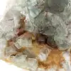 Spécimen géologique Fluorite : Pierre du Maroc avec cristaux - 7