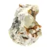 Fluorite brute du Maroc : Gros cristal vert sur roche mère - 2