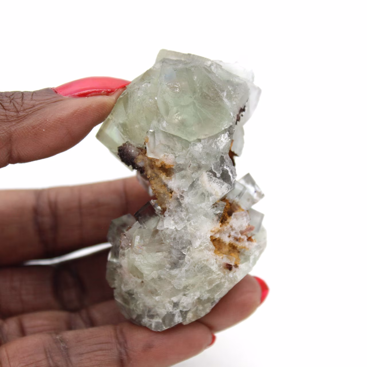 Pierre de Fluorite brute : Très petit modèle Maroc