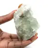 Pierre Fluorite verte brute : Échantillon cristallisé sur roche - 0