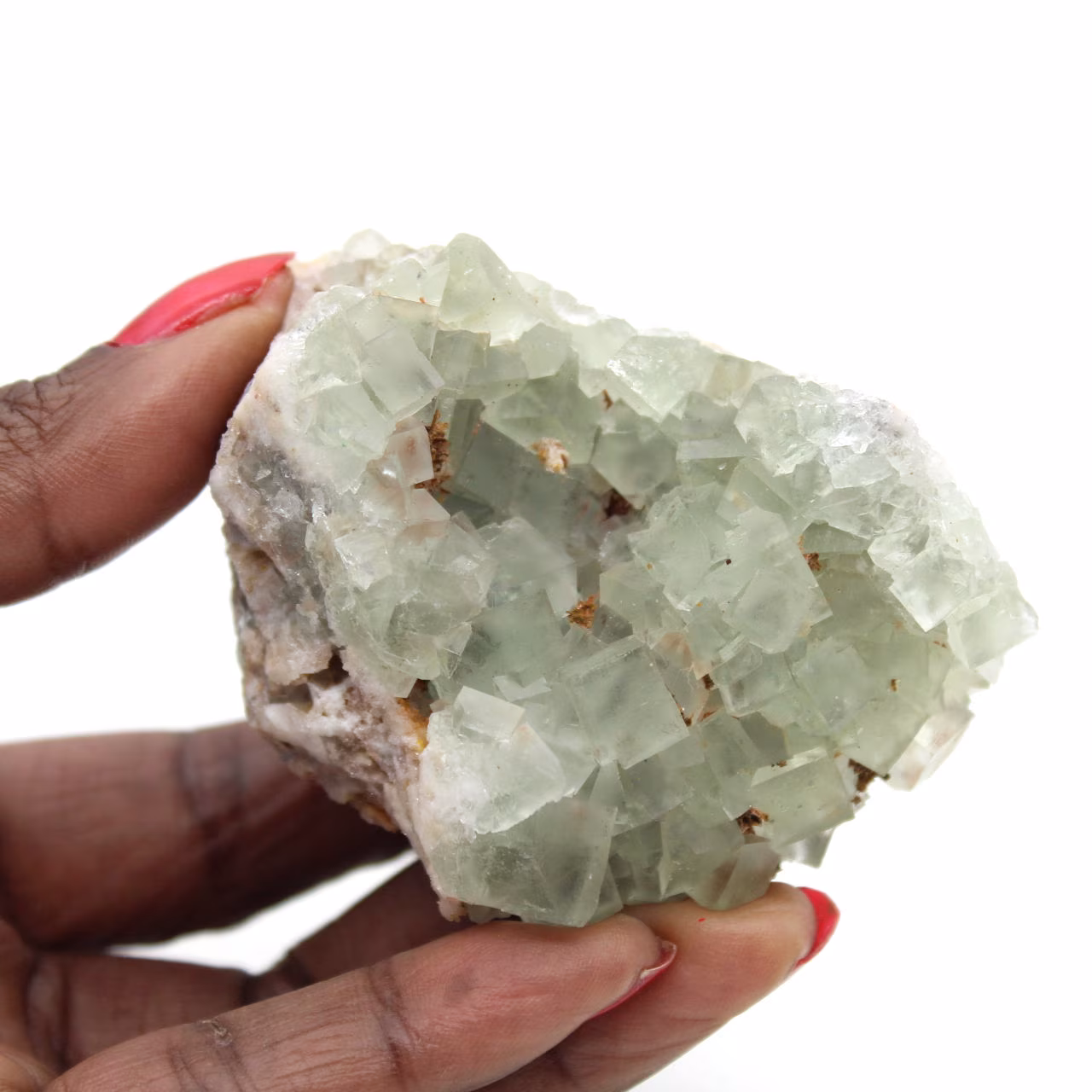 Spécimen de Fluorite : Petit bloc de collection du Maroc