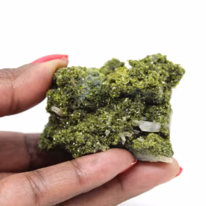 Cristaux d’épidote verte du Maroc