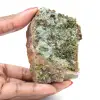 Épidote naturelle marocaine, spécimen cristallisé - 0