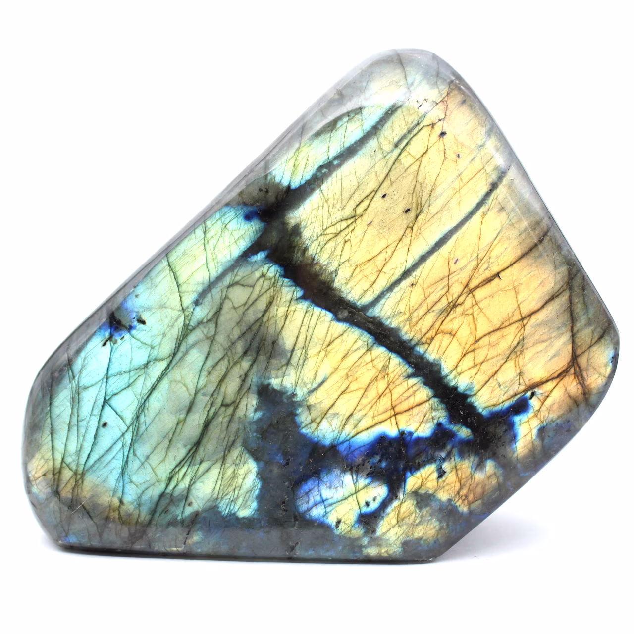 Ornement Minéral Labradorite Polie de Madagascar