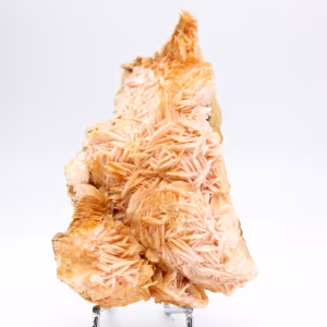 Barytine orange du Maroc, spécimen cristallisé