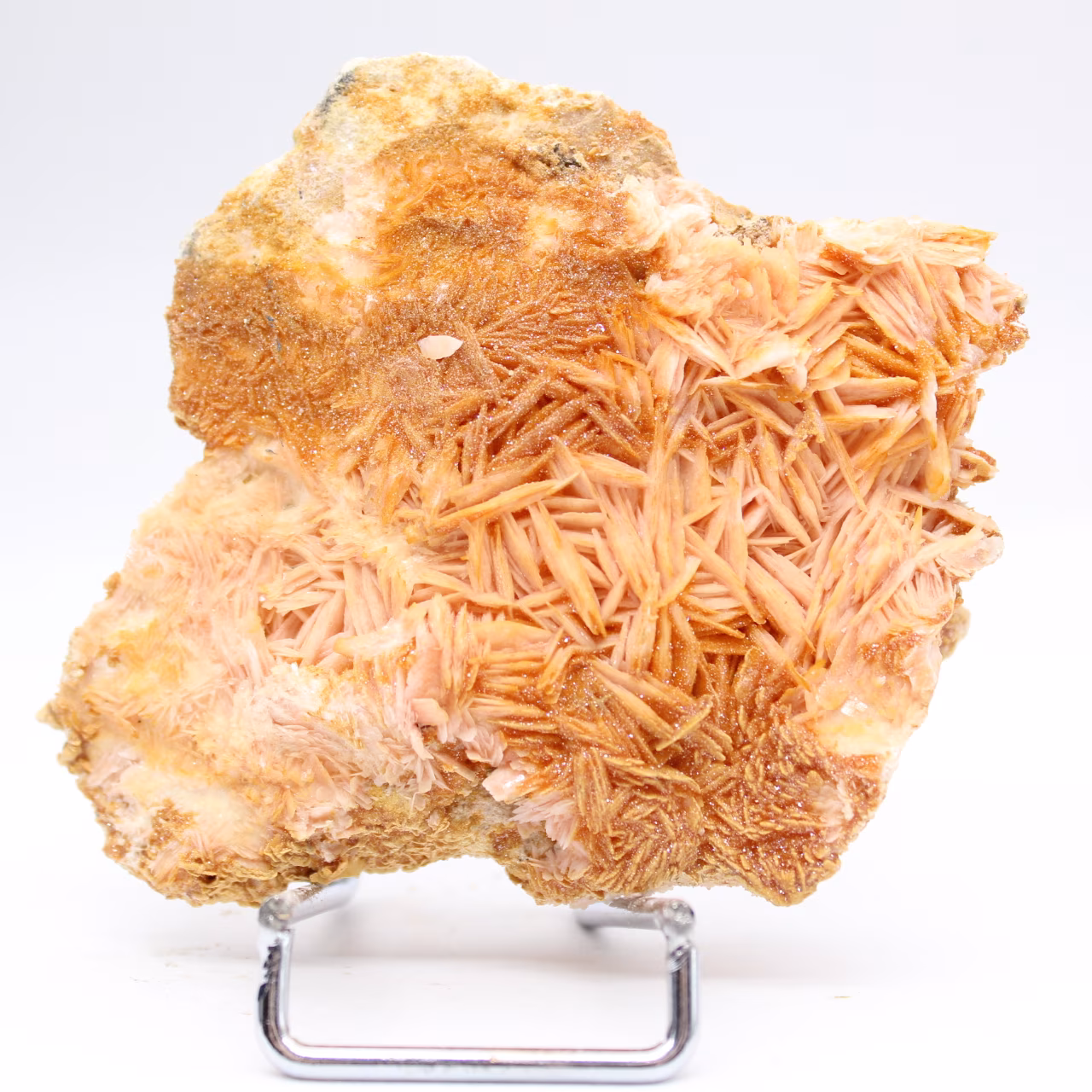 Cristaux de barytine orange marocaine de collection