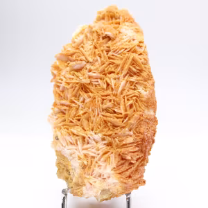 Cristaux naturels de barytine orange marocaine