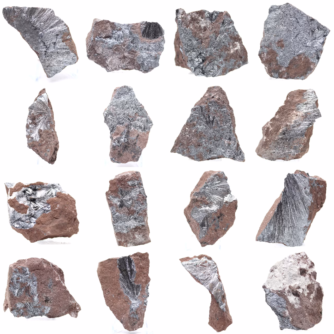 Pyrolusite, Spécimen Authentique sur Matrice