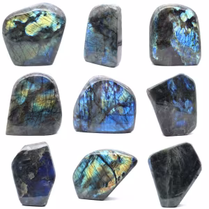 Spécimen de Labradorite Polie Madagascar Décoration